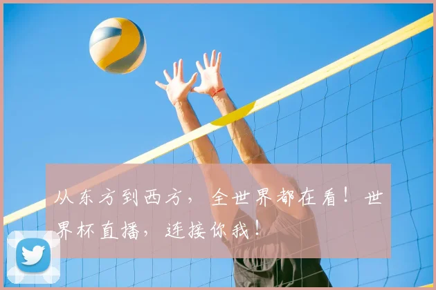 从东方到西方,全世界都在看!世界杯直播,连接你我!