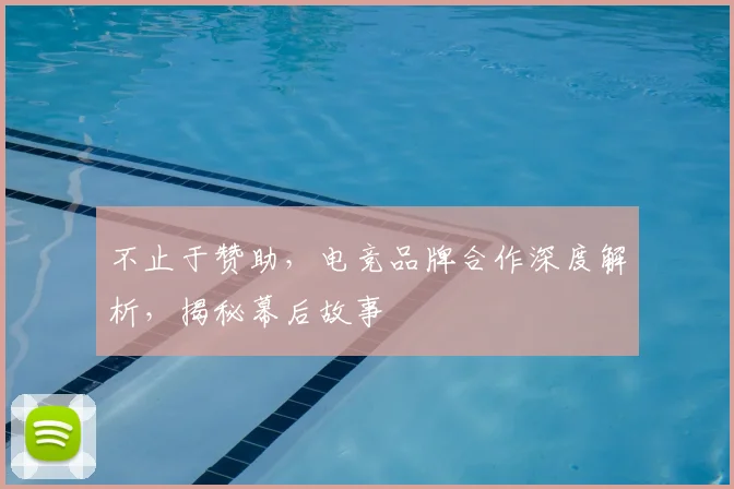 不止于赞助,电竞品牌合作深度解析,揭秘幕后故事