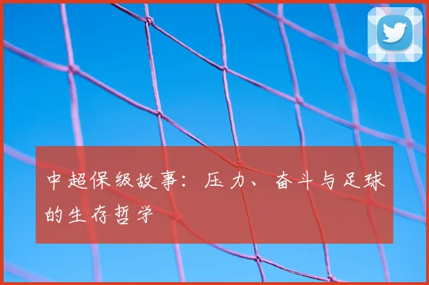 中超保级故事：压力、奋斗与足球的生存哲学