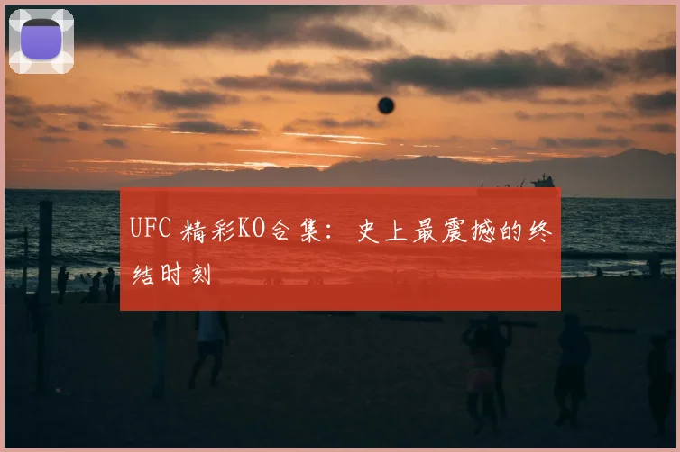UFC 精彩KO合集:史上最震撼的终结时刻
